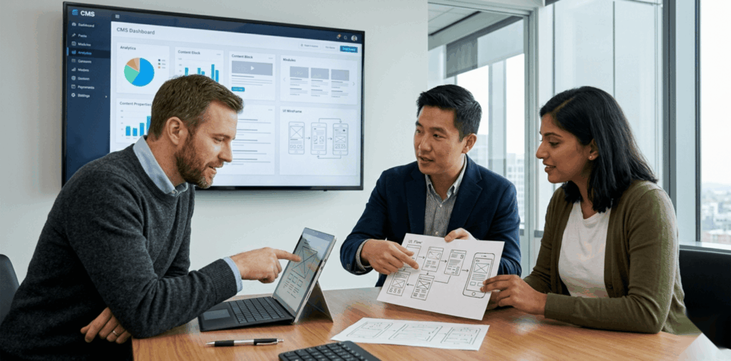 CMS Development & UI/UX Design - iBridge Digital